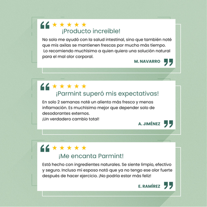 Parmint – Desodorante corporal interno